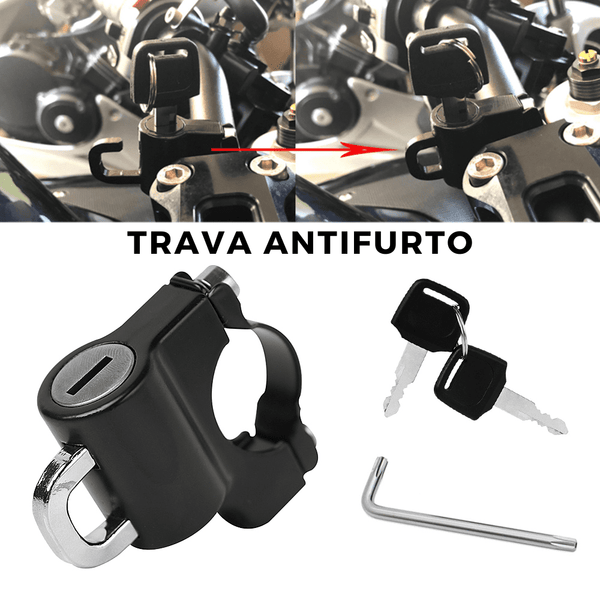 Trava Para Motos Universal Smart Lock - Frete Grátis