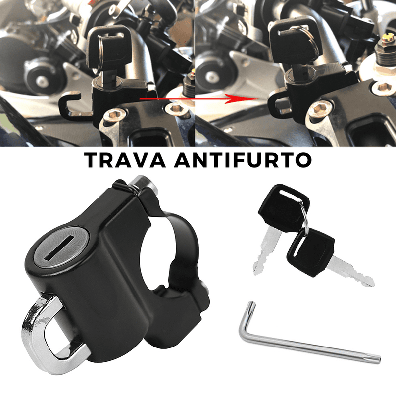 Trava Para Motos Universal Smart Lock - Frete Grátis