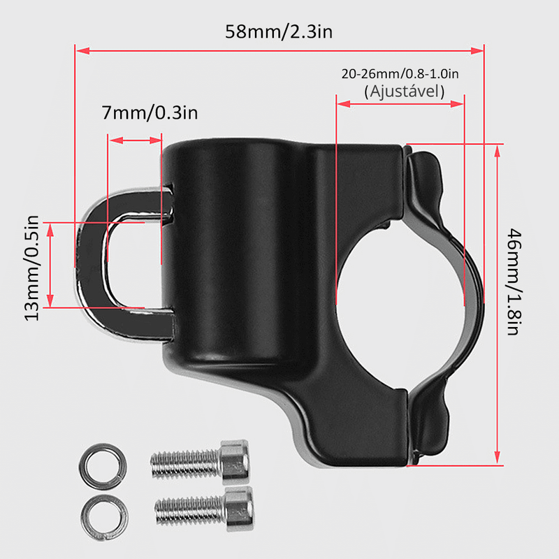 Trava Para Motos Universal Smart Lock - Frete Grátis