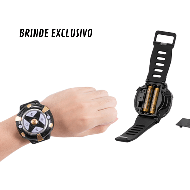 Carrinho de Controle Remoto Anti-Gravidade + Brinde Relógio Interativo