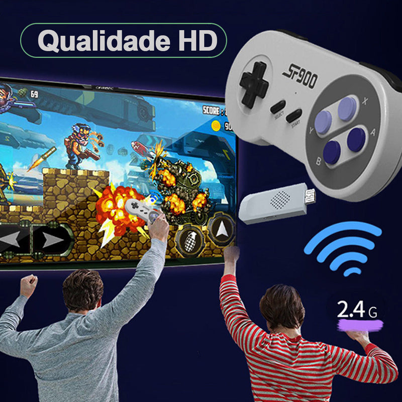Nintendo Retrô 1.500 Jogos Nostálgicos + Dois Controles - PROMOÇÃO RELÂMPAGO (ESPECIAL BLACK FRIDAY)