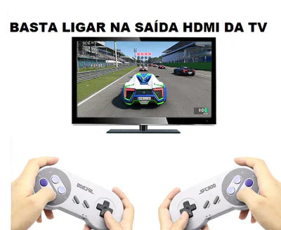 Nintendo Retrô 1.500 Jogos Nostálgicos + Dois Controles - PROMOÇÃO RELÂMPAGO (ESPECIAL BLACK FRIDAY)