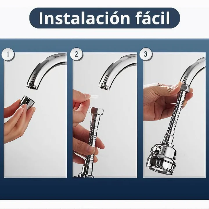 Compre 1 Lleve 3 - Grifo Giratorio 360 Plus