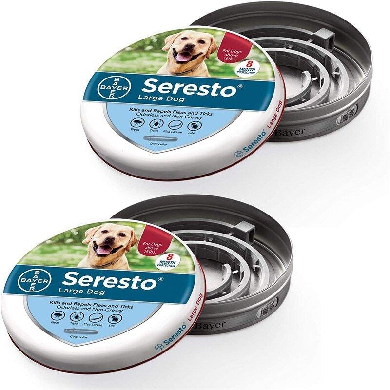Coleira Anti-Pulgas e Carrapatos Seresto Para Pets - 8 Meses de Proteção