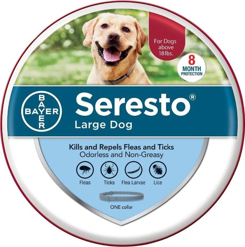 Coleira Anti-Pulgas e Carrapatos Seresto Para Pets - 8 Meses de Proteção