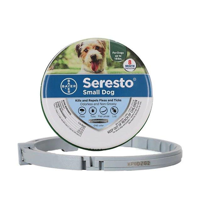 Coleira Anti-Pulgas e Carrapatos Seresto Para Pets - 8 Meses de Proteção