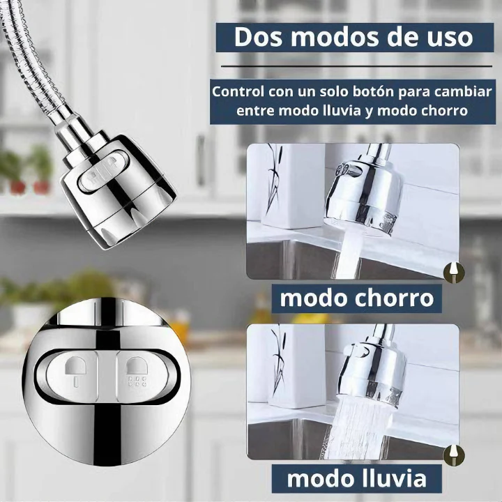 Compre 1 Lleve 3 - Grifo Giratorio 360 Plus