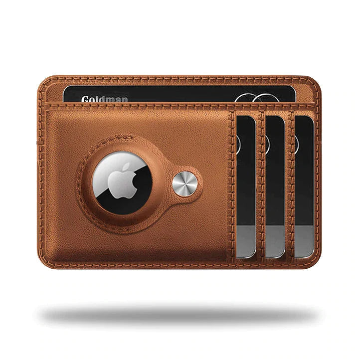 Carteira Inteligente Luxury Wallet™ com Proteção RFID - Suporte para AirTag