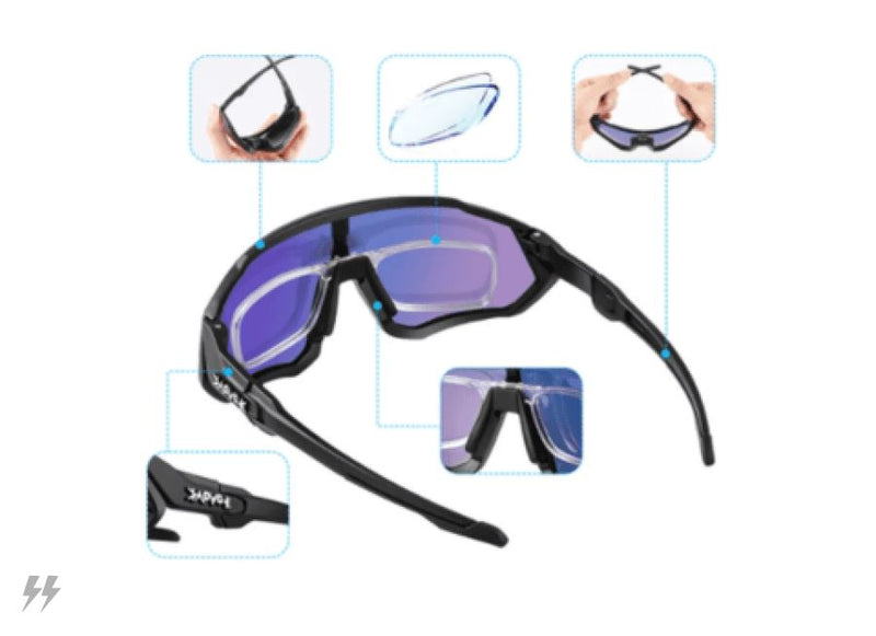 Óculos Ciclismo 5 Lentes Polarizado Original | Frete Grátis