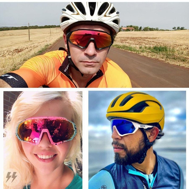 Óculos Ciclismo 5 Lentes Polarizado Original | Frete Grátis